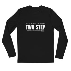 "Two Types" Long Sleeve Fitted Crew